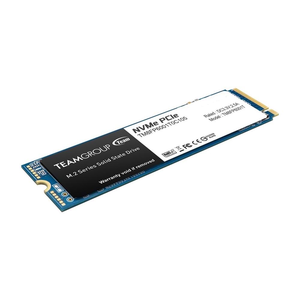 Team MP33 256GB 1600/1000MB/s NVMe PCIe Gen3x4 M.2 SSD Disk (TM8FP6256G0C101)
