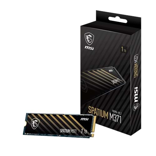 MSI SPATIUM M371 1TB PCIe Gen3x4 NVME M.2 SSD