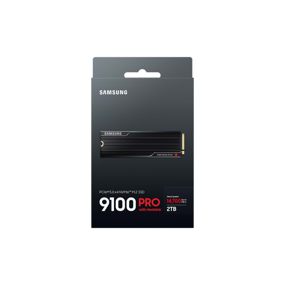 2TB SAMSUNG 9100 PRO PCIE GEN 5.0 X4 NVME 2.0 (14700/13400MB/s) HEATSINK MZ-VAP2T0CW