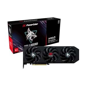 POWERCOLOR HELLHOUND RX9060XT 16GB (RX9060XT 16G-L/OC) EKRAN KARTI