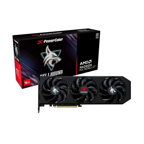 POWERCOLOR HELLHOUND RX9060XT 16GB (RX9060XT 16G-L/OC) EKRAN KARTI