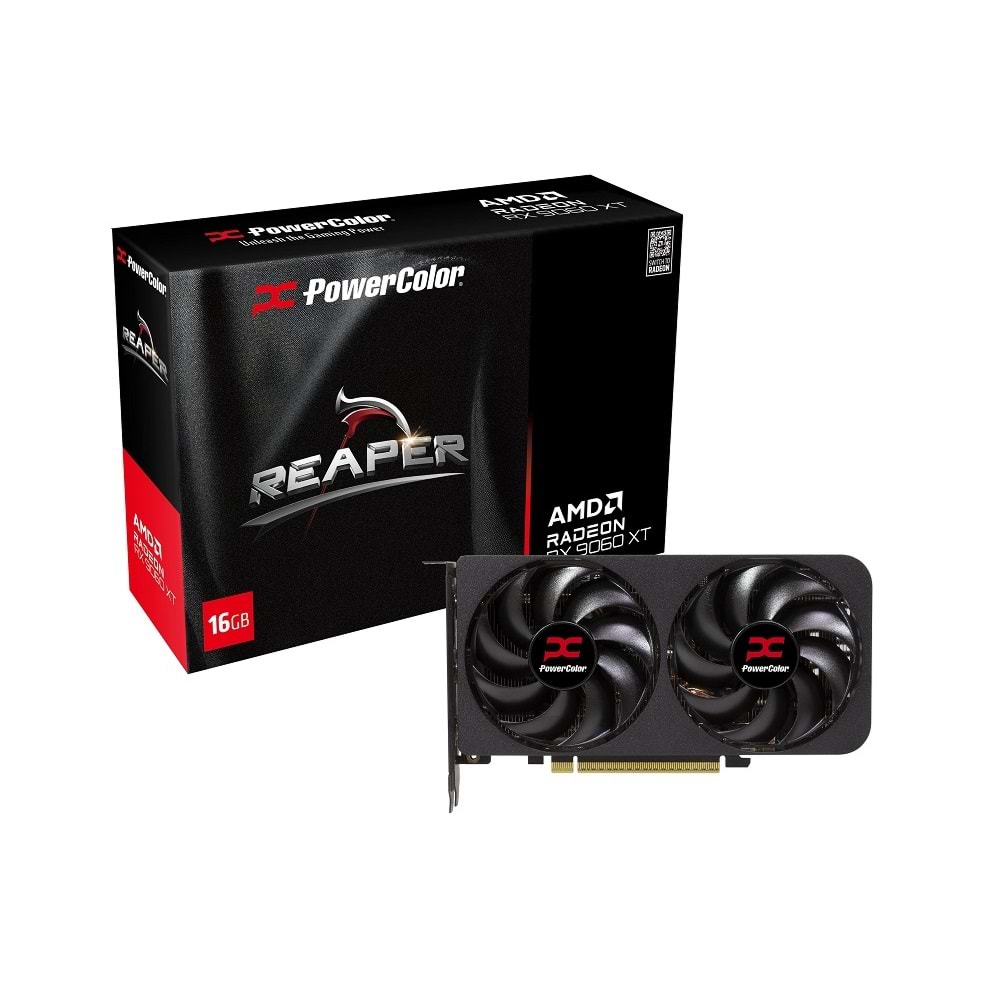 POWERCOLOR REAPER RX9060XT 16GB (RX9060XT 16G-A) EKRAN KARTI