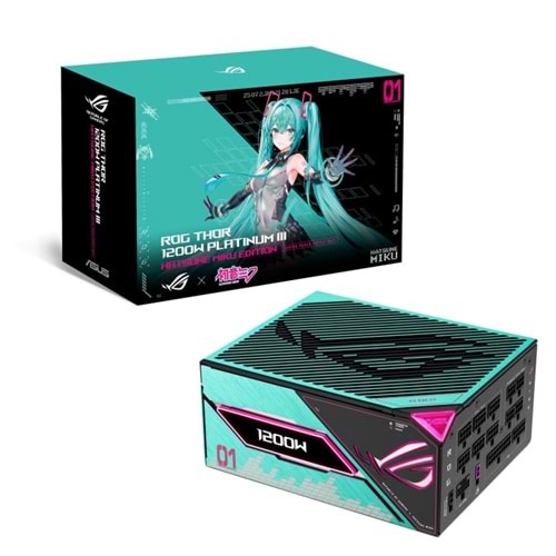 ASUS ROG-THOR-1200P3-MIKU PLATINUM III 1200W PSU