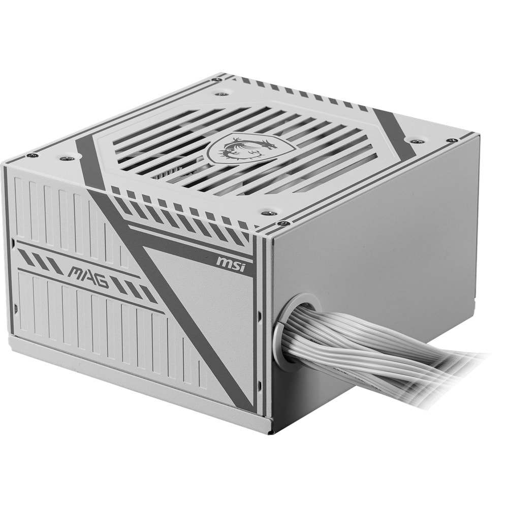 MSI MAG A650BNL WHITE 650W 80+ BRONZE POWER SUPPLY