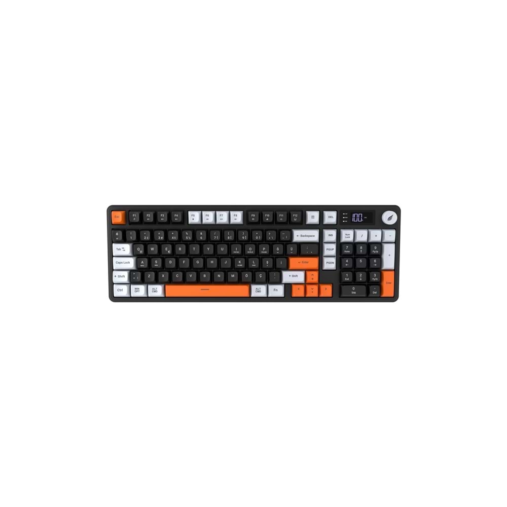HAWK GAMING HK258BW GAMING KABLOSUZ KLAVYE SIY-TUR