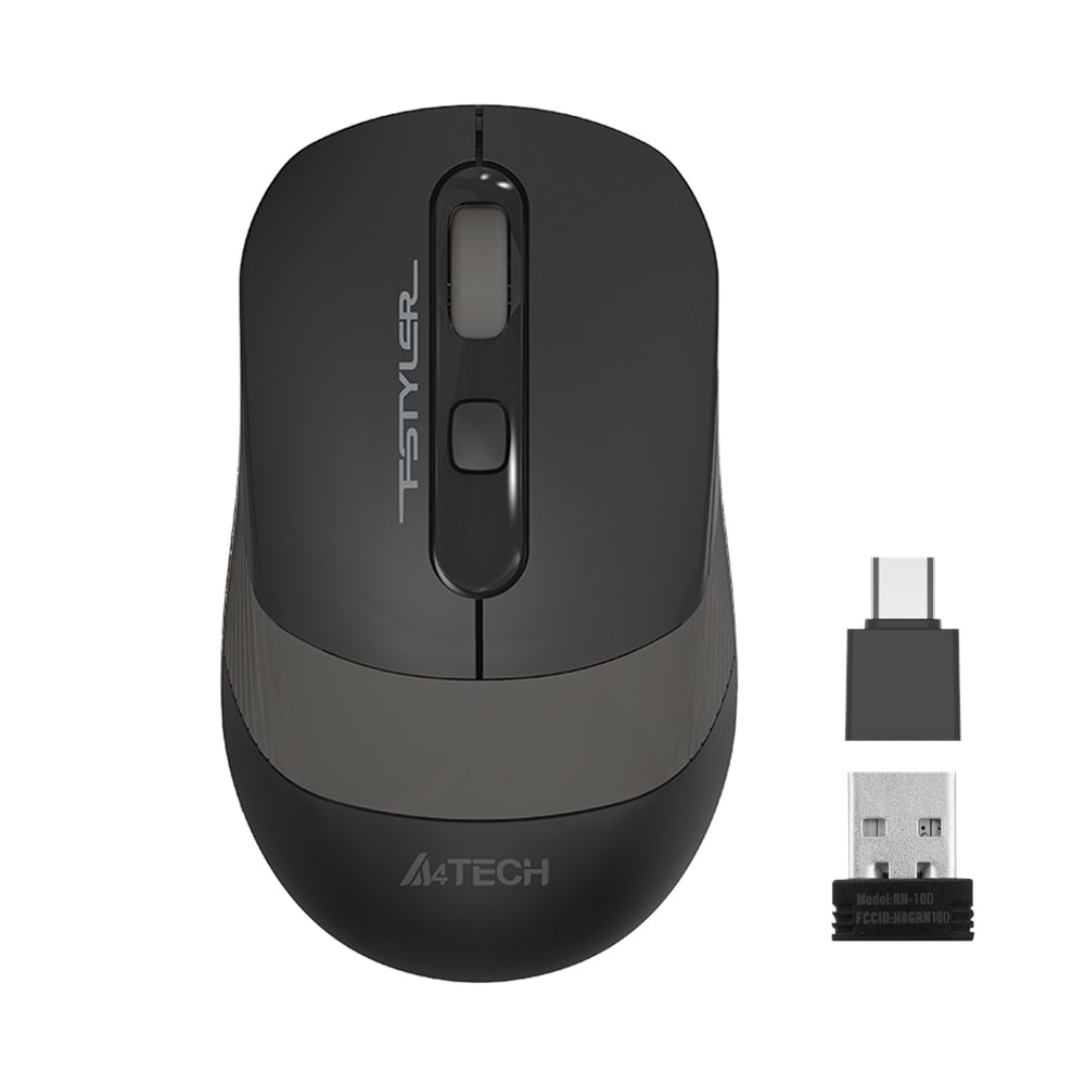 A4 TECH FG10CS OPTIK MOUSE SILENT GRİ 2000 DPI