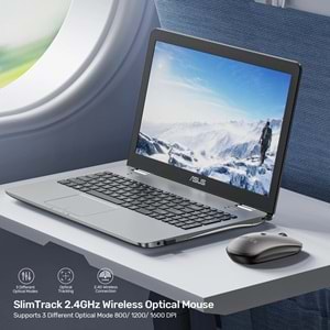 UNITEK SLIMTRACK 2.4GHZ KABLOSUZ MOUSE (T060AGY01)