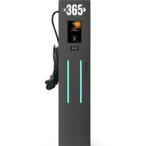 E 365 DC Dikili Tip 10 İnç Ekranlı MID Sayaçlı Tek Kablolu RFID 30kW Şarj İstasyonu (Bireysel ve Ticari Kullanıcı)