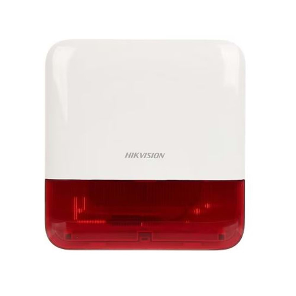 HIKVISION DS-PS1-E-WE HARİCİ TİP KABLOSUZ ALARM SİRENİ (KIRMIZI)