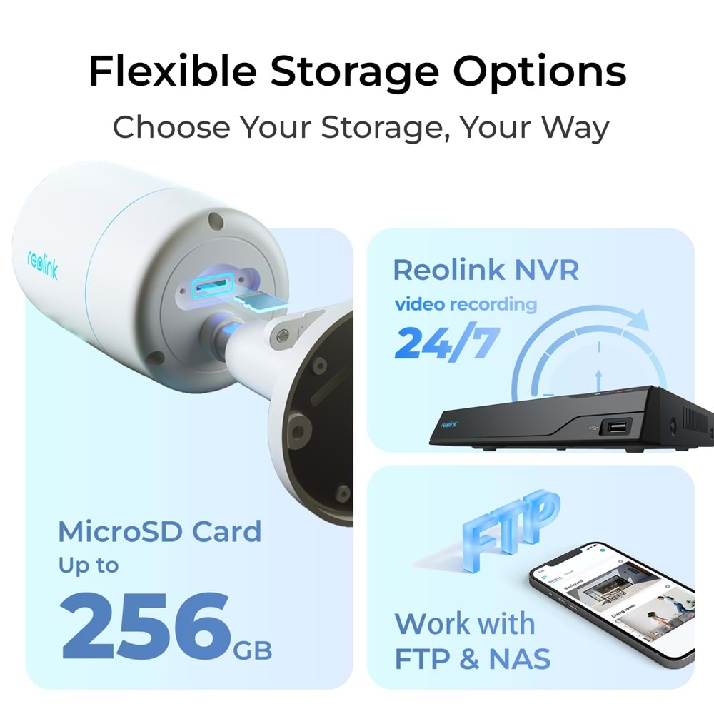 REOLINK CX810 8MP 4MM POE IP BULLET KAMERA