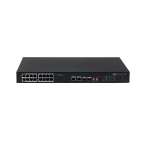 DAHUA PFS3218-16ET-135 16 PORT 16XFE-2XGE-2XGE/SFP 135W YÖNETİLEMEZ POE SWİTCH