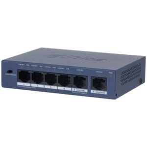 DAHUA S3006-4ET-60 4FEX2XGE 60W YÖNETİLEMEZ POE SWITCH