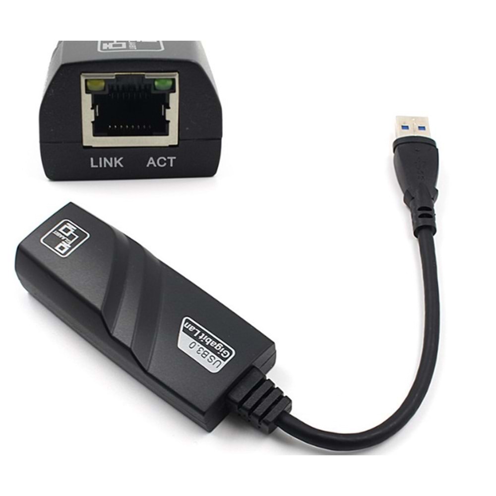 QPORT Q-UGB1 USB3.0 TO 10/100/1000 GB RJ-45 ETHERNET CEVIRICI