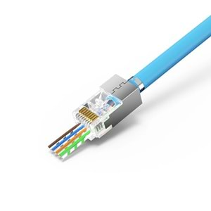 UNITEK CAT7 RJ45 50'Lİ PASS TROUGH KONNEKTÖR (OT1093ATP01)