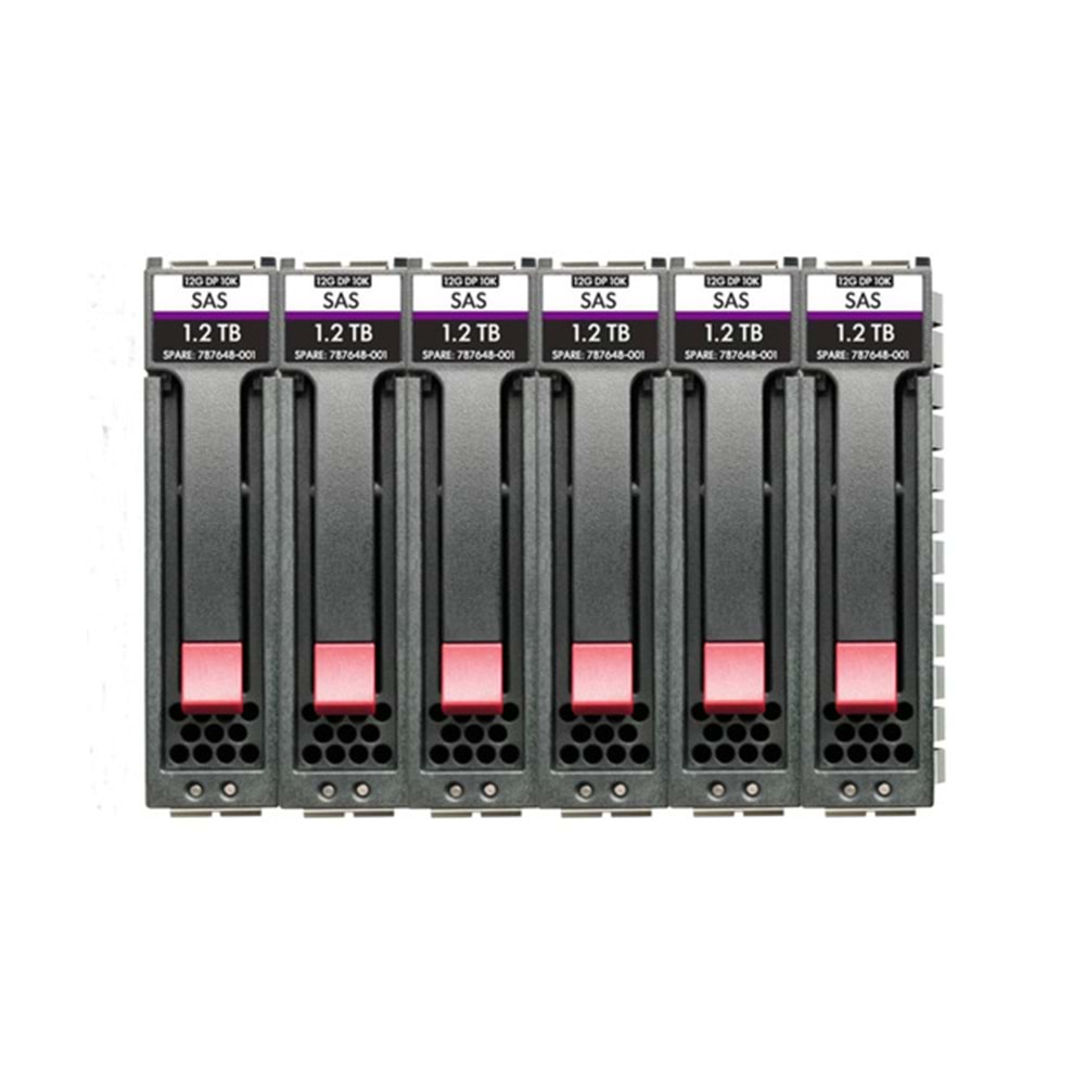 HPE MSA 10.8TB SAS 10K SFF 6pk HDD Bdl