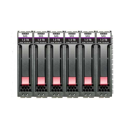 HPE MSA 10.8TB SAS 10K SFF 6pk HDD Bdl