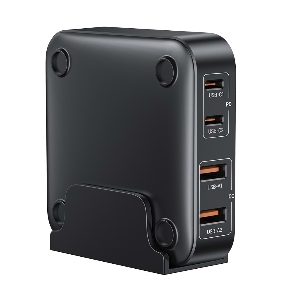 UNITEK 100W MASAÜSTÜ GAN ŞARJ İSTASYONU SİYAH (P1229ABK)