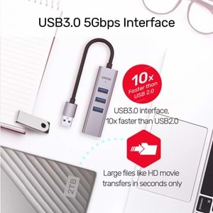 UNITEK 4 PORT ETHERNET HUB (Y-3088B)