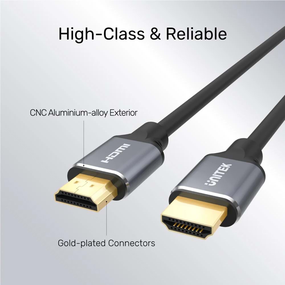 UNITEK 8K ULTRA YUKSEK HIZLI HDMI KABLOSU (C137W)