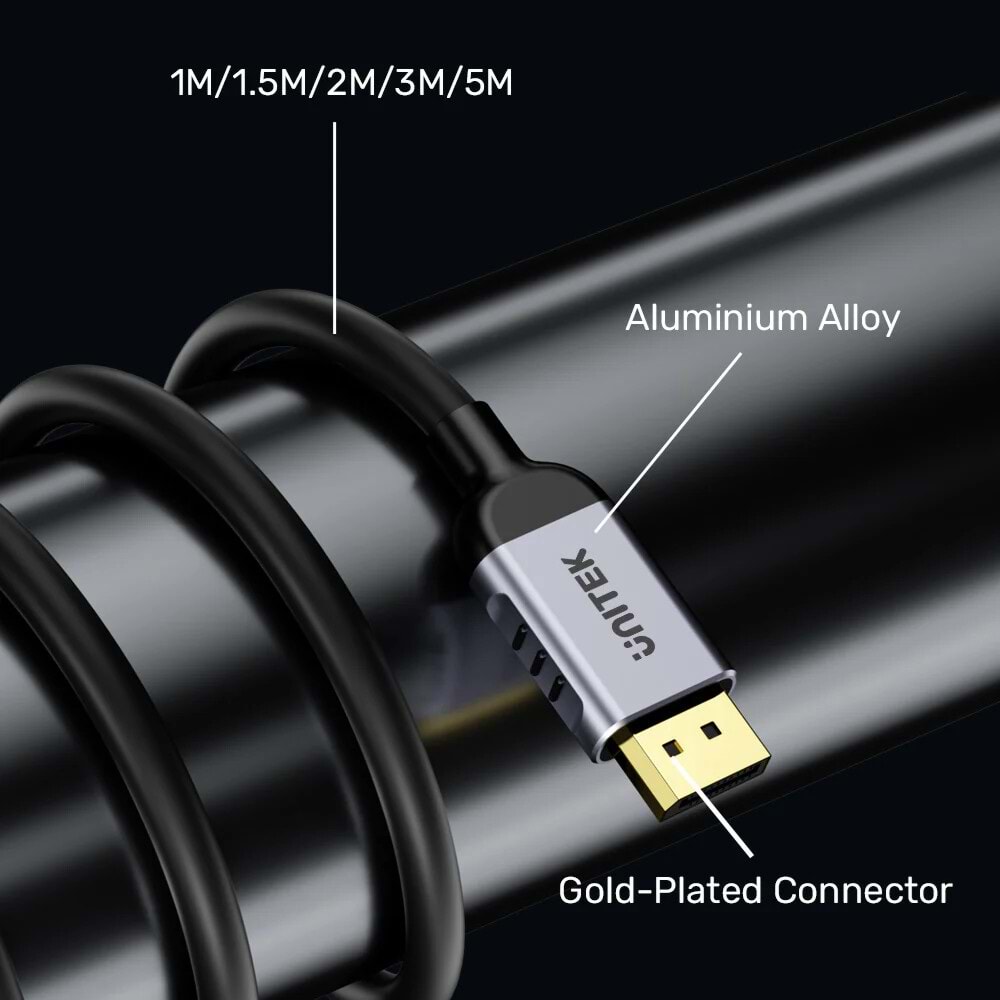 UNITEK 8K 1.4 DISPLAYPORT KABLO 1M (C1628GY01-1M)