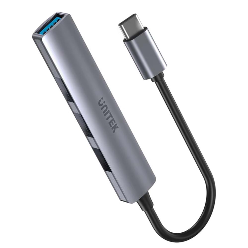 UNITEK TYPE-C TO 4 PORT USB HUB (USB3.0 + 3xUSB2.0) (H1208B)