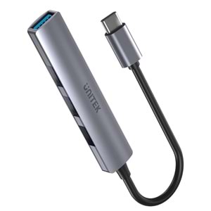 UNITEK TYPE-C TO 4 PORT USB HUB (USB3.0 + 3xUSB2.0) (H1208B)