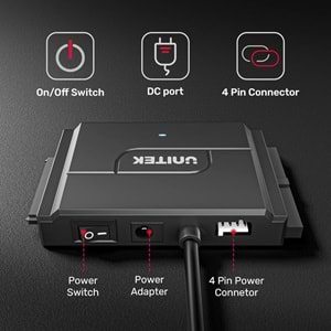 UNITEK USB3.0 TO IDE + SATA II DÖNÜŞTÜRÜCÜ (Y-3324)