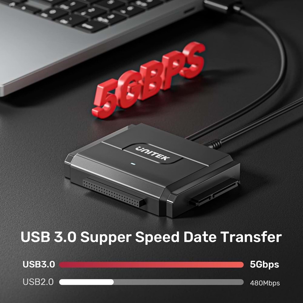 UNITEK USB3.0 TO IDE + SATA II DÖNÜŞTÜRÜCÜ (Y-3324)
