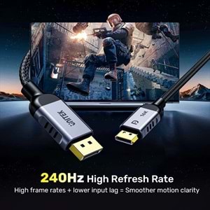 UNITEK DISPLAY PORT 2.1 %100 BAKIR 2MT 16K&60Hz (C1626GY01-2M)