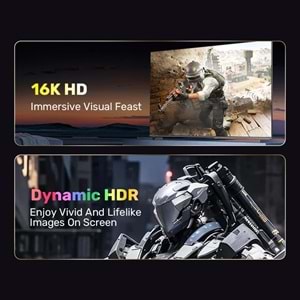 UNITEK DISPLAY PORT 2.1 %100 BAKIR 2MT 16K&60Hz (C1626GY01-2M)