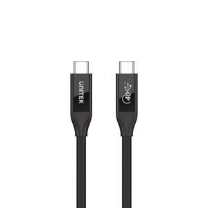 UNITEK USB4 THUNDERBOLT KABLO 0.8MT 40GBPS, 8K&60Hz,100W (C14100BK-0.8M)