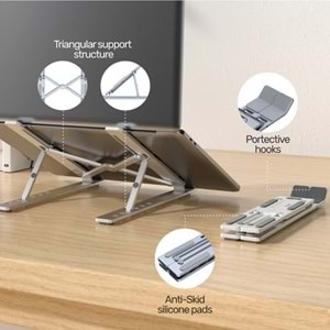 UNITEK MEKANIK KATLANABILIR LAPTOP STAND (OT155SL)